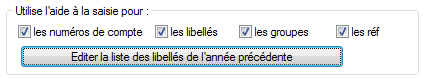 Éditer les libellés de l’aide à la saisie automatique