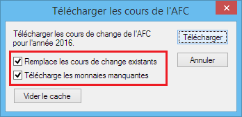 Télécharger les cours de l’AFC