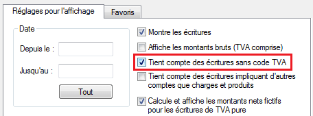 Montre les écritures sans code TVA